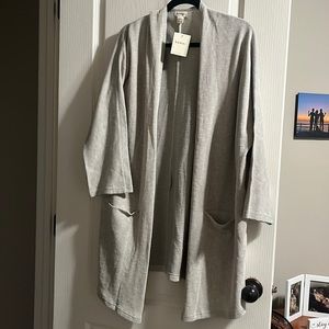 Beige duster jacket